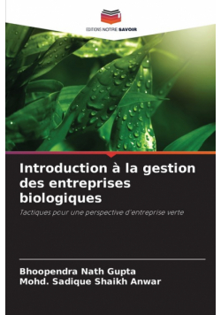 Introduction à la gestion des entreprises biologiques