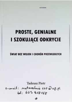Proste, genialne i szokujące odkrycie