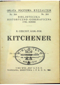 Kitchener Walka Tytanów 1930 r.