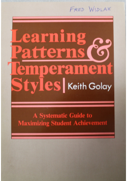 Learning Patterns Temperament Styles