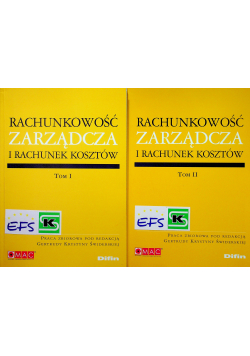Rachunkowość zarządcza i rachunek kosztów tom 1 i 2