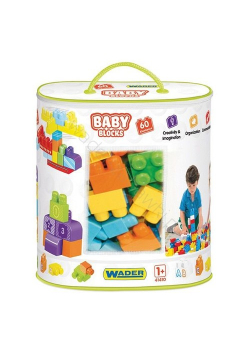 Baby Blocks torba 60 sztuk