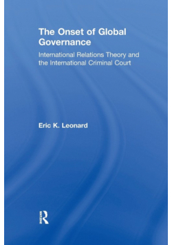 The Onset of Global Governance