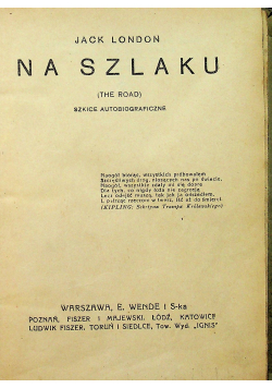 Na szlaku  1925 r