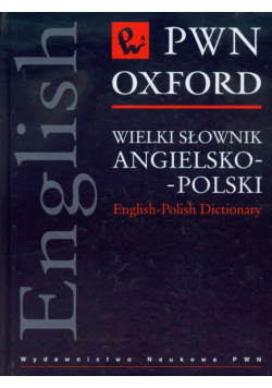 Wielki słownik angielsko polski PWN Oxford + CD