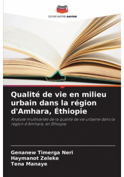 Qualité de vie en milieu urbain dans la région d'Amhara, Éthiopie
