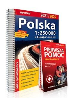 Atlas samachodowy Polska 1:250 000 2021/2022 + PP