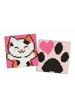 Diamentowa mozaika na magnesie IDEYKA 9x9 cm kids Puszyste Uściski