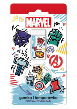 Gumka + temperówka Avengers