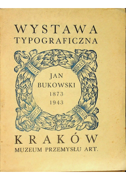 Wystawa topograficzna Jana Bukowskiego 1947r