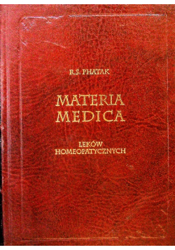 Materia Medica leków homeopatycznych