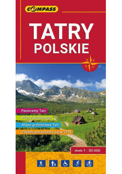Mapa turystyczna - Tatry Polskie 1:30 000