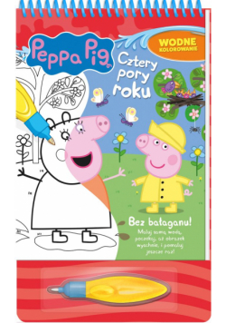 Cztery pory roku. Wodne kolorowanie. Świnka Peppa