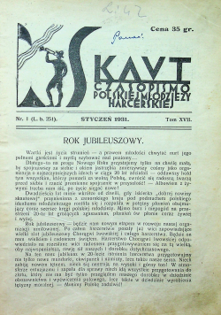 Skaut Czasopismo polskiej młodzieży harcerskiej 10 numerów 1931 r.