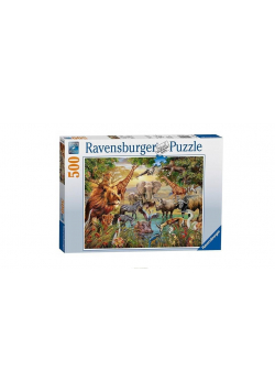 Puzzle 500 Zwierzęta przy wodopoju