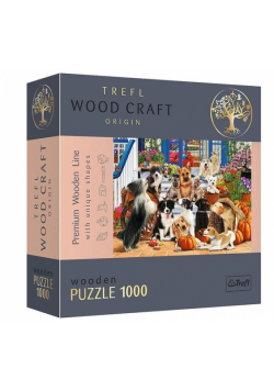Puzzle drewniane Psia przyjaźń 1000