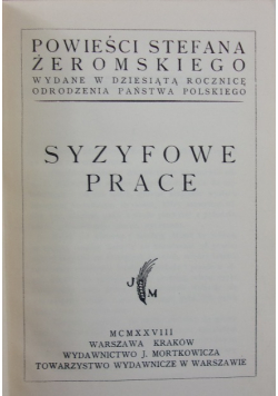 Syzyfowe prace 1928 r.