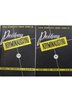 Problemy Kryminalistyki nr 66 67 68