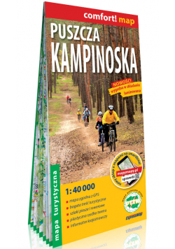 Puszcza Kampinoska laminowana mapa turystyczna 1:40 000