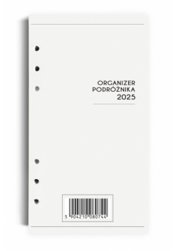Wkład do organizera kalendarz 2025