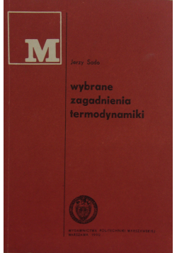 Wybrane zagadnienia termodynamiki