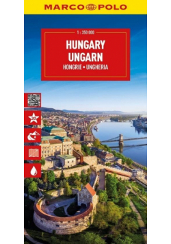 Mapa drogowa Węgry 1:350 000