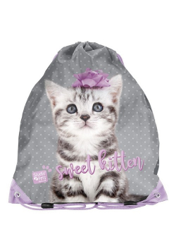 Worek na buty Studio Pets szaro-fioletowy