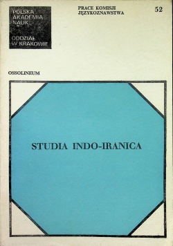 Studia Indo Iranica