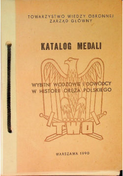 Katalog Medali