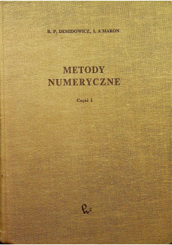 Metody numeryczne część I