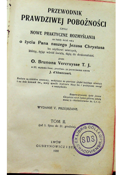 Przewodnik prawdziwej pobożności Tom II 1930 r.