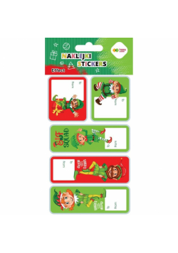 Naklejki Elfs tag 10x20cm HAPPY COLOR