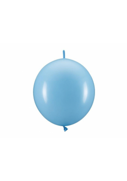 Balony z łącznikiem jasno niebieskie 33cm 20szt