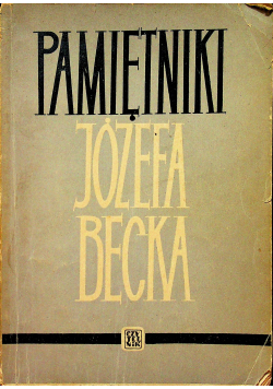 Pamiętniki Józefa Becka