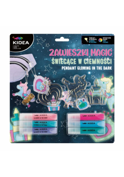 Zestaw zawieszek Magic świecących w ciemności Kidea