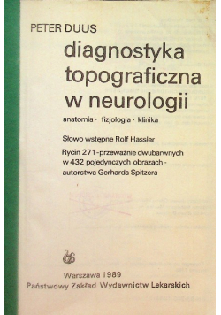 Diagnostyka topograficzna w neurologii