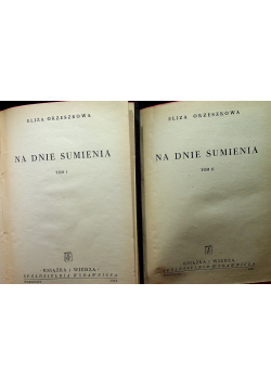 Na dnie sumienia Tom I i II