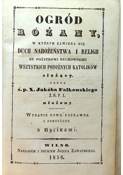 Ogród różany 1850 r