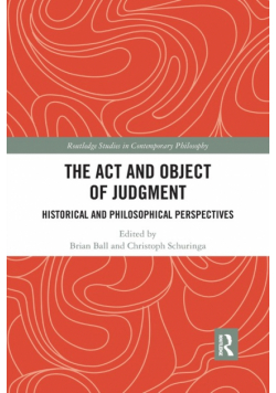 The Act and Object of Judgment
