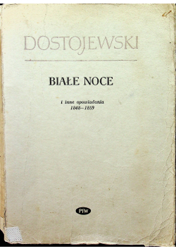 Białe noce i inne opowiadania 1848 1859