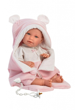 Lalka 74060 bobas Mimi płacząca różowy kombinezon