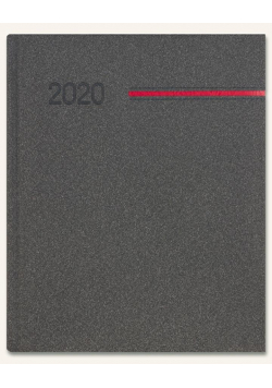 Kalendarz 2020 Ksiażkowy B5 Plus grafit melange