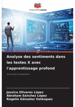 Analyse des sentiments dans les textes X avec l'apprentissage profond