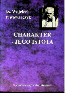 Charakter - jego istota