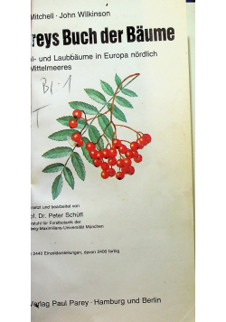 Pareys buch der Baume