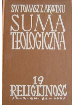 Suma Teologiczna Tom 19 Religijność