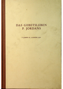 Das Gebetsleben P Jordans