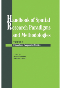 Handbook Of Spatial Research Paradigms And Methodologies