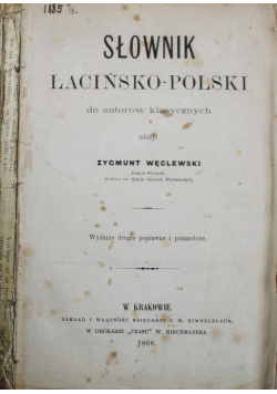 Słownik  Łacińsko Polski