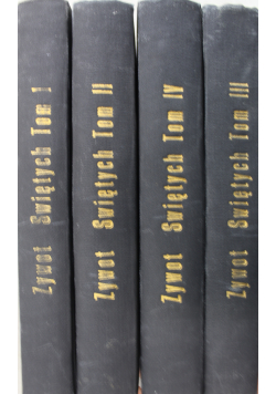Żywoty Świętych Starego i Nowego Zakonu 4 tomy ok 1933 r.